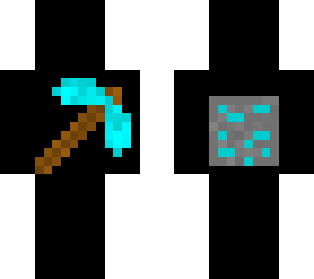 pickaxe and ore