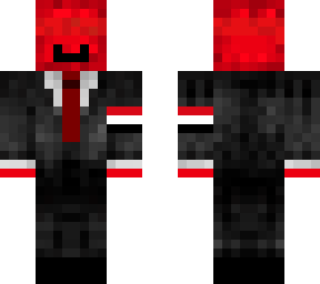 red blindfold bissnes man