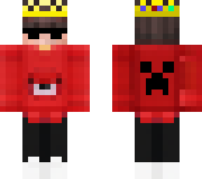 red creeper hoodie
