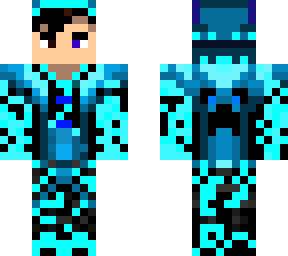 blue cursed-powered boy gaming