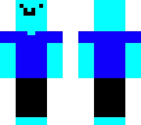 cyan blob skin