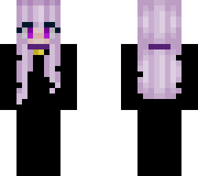 face and hair purple