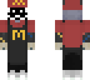 me in mcdonald's uniform