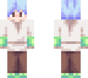 blue haired guy