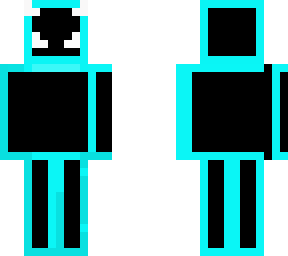 blue neon skin