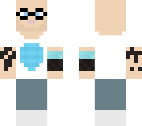 dantdm - real life - diamond shirt - tattoos