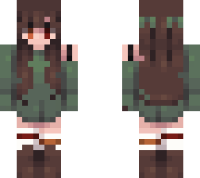 modern autumn forest fae girlie