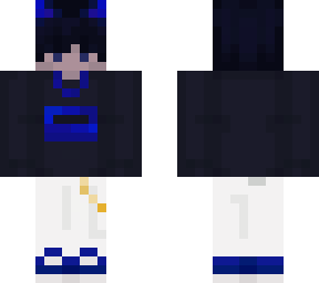 neon blue goth