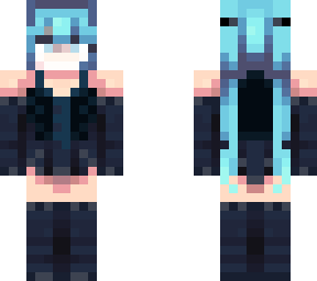 black metal miku