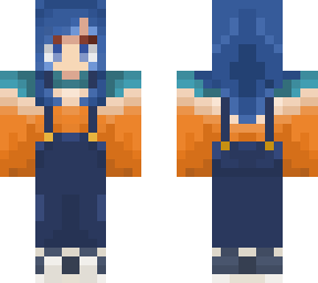 blue and orange design