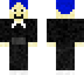 blue hair man
