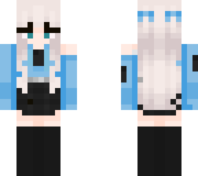 blue school girl