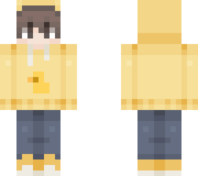 boy with a duck hoodie