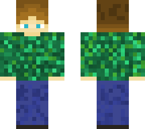 green sweater