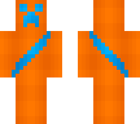orange x blue creeper