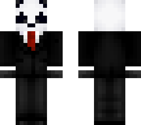 panda in suit