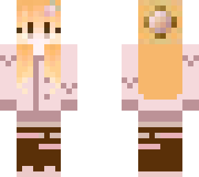 peachy flower (redesign)