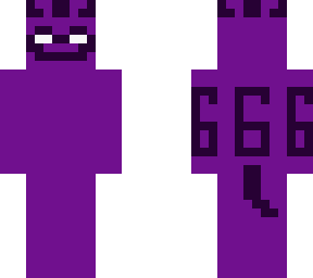 ronz purple skin demon mode