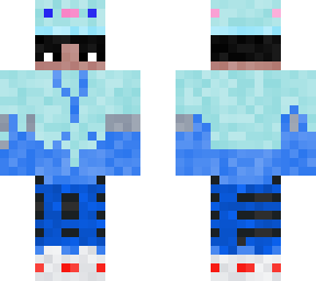 blue axolotl boy