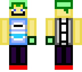 cool parappa skin with prismarine gauntlet