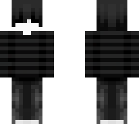 dark striped sweater