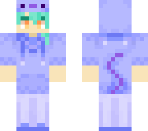 kouhaku blue axolotl outfit