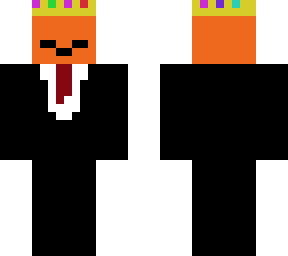 orange guy with a suit