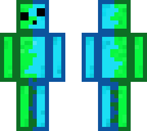 blue and green slime