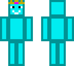 blue guy with crown