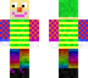colored clown