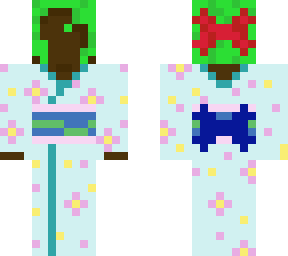 pastel blue kimono