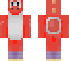 red yoshi [ idea from xxriocatxx, this is one of her designs, just collored it red]