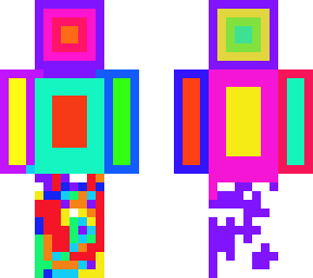 rubix rainbow person