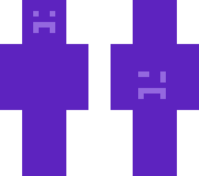 sad purple guy