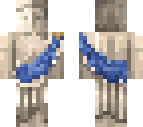 statue blue toga