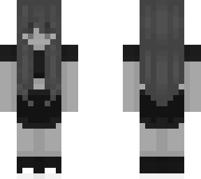 black and white