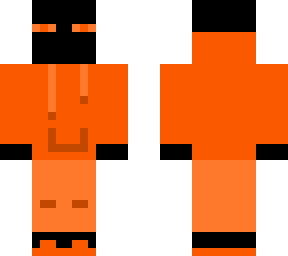 endermen hoodie skin (orange)
