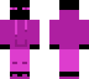 endermen hoodie skin (pink/purple)
