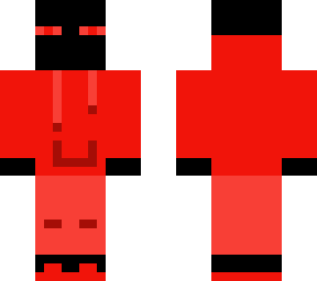 endermen hoodie skin (red)