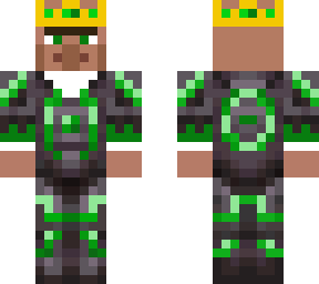 joe in full armor with crown