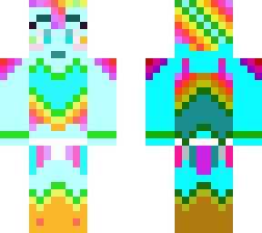 rainbow heart armor (blue)