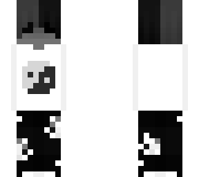 white + grey ying yang skin