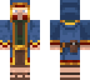 blond wandering trader