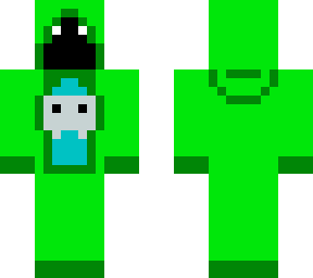 green hoodie