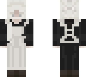 maid (white bow) ver