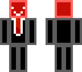 red blob in a suit