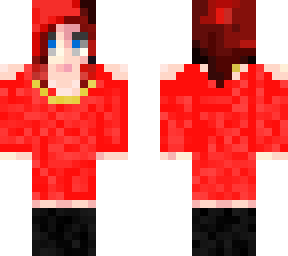 red dress