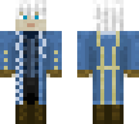 vergil devil may cry 3 w/ long hair