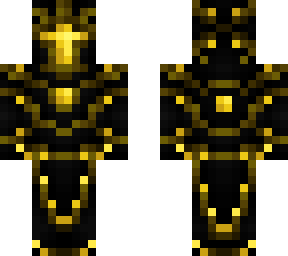 golden yellow and black knight
