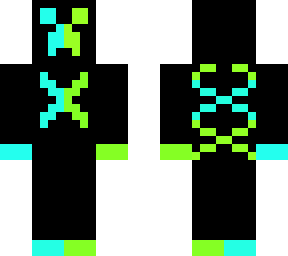 green and blue creeper
